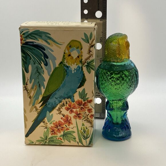 AVON Island Parakeet Charisma Cologne Vintage Collectable Bottle Nearly Full - Picture 7 of 7
